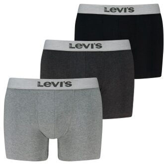 Levi's 3 stuks Logo Boxer Briefs * Actie * Zwart,Versch.kleure/Patroon,Grijs,Bruin,Beige,Blauw - Small,Medium,Large,X-Large,XX-Large