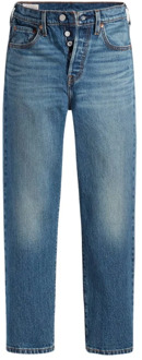 Levi's 501 Crop Stand Off Jeans Levi's , Blue , Dames - W28,W31 L28,W32 L28,W29 L26,W25,W30 L26,W26,W27,W29