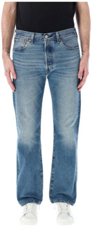 Levi's 501 Jeans in Med Blauw Levi's , Blue , Heren - W31,W34