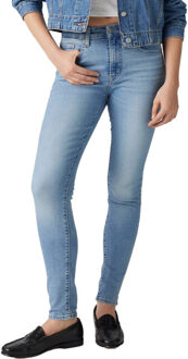 Levi's 721 high rise skinny blue wave light - maat 31-32 Blauw