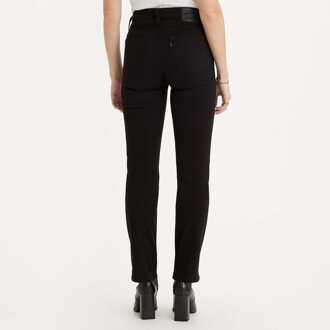 Levi's 724 high rise straight fit jeans Zwart - 27-32