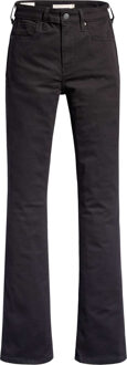 Levi's 725 High waist bootcut jeans met stretch Zwart - W25/L30