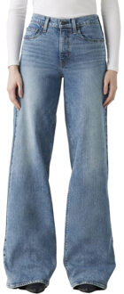 Levi's 728 high rise wide leg sweet succes Blauw - 25-32