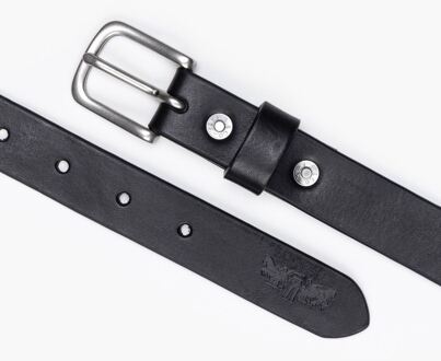 Levi's Accessories Levis New Narrow Belt in Black Zwart - 32 inch