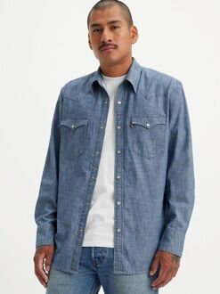 Levi's Barstow Western Overhemd Mid Blauw - S