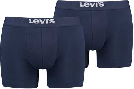 Levi's Basic boxer 2-pack 701222842 006 navy Blauw - M