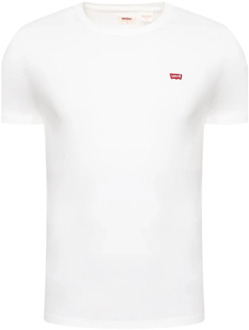 Levi's Basic T-shirt van katoen met logo Wit - S