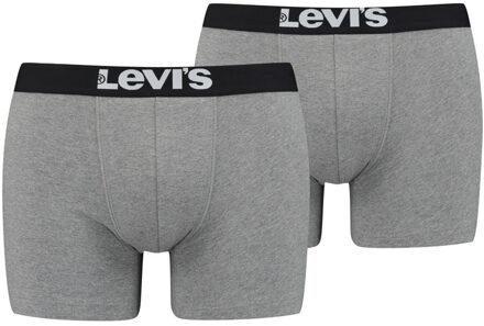 Levi's Boxershorts 2-pack grijs - L
