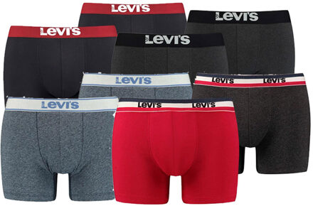Levi's Boxershorts 8-pack Verrassingspakket-XXL Multicolor - XXL