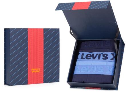 Levi's boxershorts giftbox Navy/grey/strong blue 3-pack