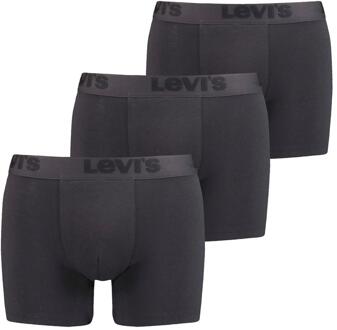 Levi's Boxershorts Premium Brief Heren Black 3-Pack-XXL Zwart - XXL