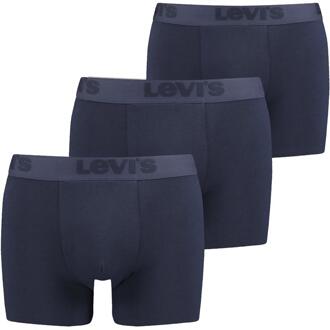 Levi's Boxershorts Premium Brief Heren Navy 3-Pack-XXL Blauw - XXL