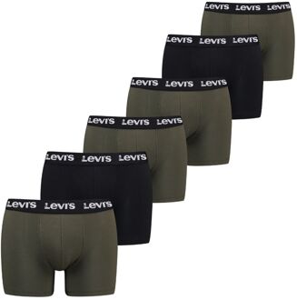 Levi's Boxershorts Repeat Logo 6-pack Khaki-XL - XL