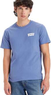 Levi's Classic graphic t-shirt ssnl bw coastal fjord Blauw - XL