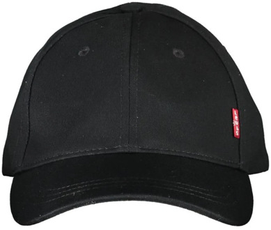 Levi's Classic Twill Red Tab Baseball Cap Cap - Maat One size --CONVERTVolwassenenVolwassenen - zwart