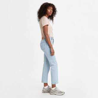 Levi's Dames Levis 501 Crop Jeans in Lichtblauw - 29W/26L
