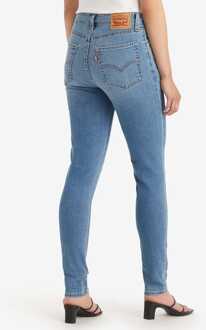 Levi's Dames Levis 721 High Rise Skinny Fit Jeans in Blue - maat Blauw