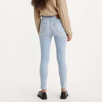 Levi's Dames Levis 721 High Rise Skinny Fit Jeans in Lichtblauw - 26W/30L