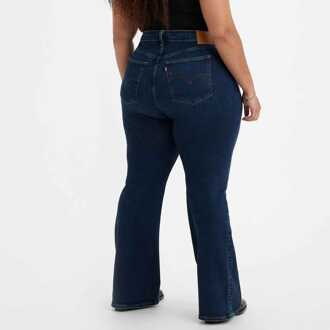 Levi's Dames Levis 726 Plus High Rise Flare Jeans in Indigo Indigoblauw