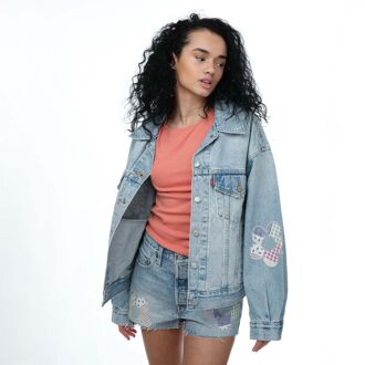 Levi's Dames Levis 90's Truckerjas in Lichtblauw - EU 42 / UK 14