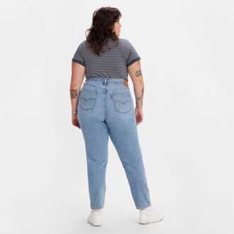 Levi's Dames Levis Plus 80's Mom Jeans in Denim Blauw - EU 44 Normaal / UK 16 Normaal