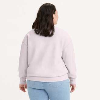 Levi's Dames Levis Plus Crew Neck Sweatshirt in Mauve - maat Paars