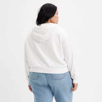 Levi's Dames Levis Plus Graphic Authentic Hoodie in Wit - maat EU 50-52 / UK 22-24