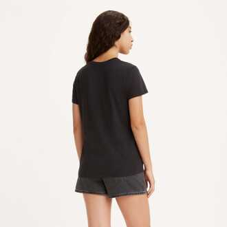 Levi's Dames Levis The Perfect T-shirt in Zwart