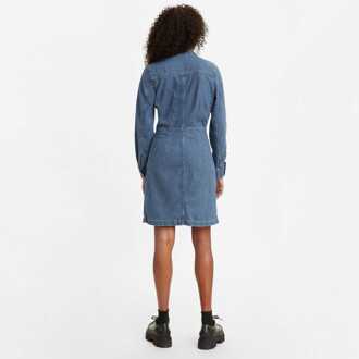 Levi's Damesjurk Levis Ellie Denim in Denim Blauw - EU 34 / UK 6