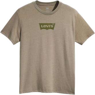 Levi's Graphic crewneck tee army melange Groen - XL