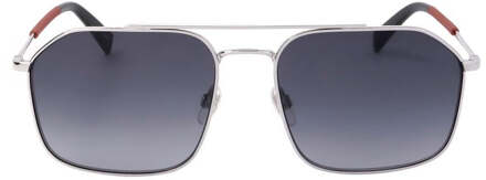 Levi's Grijze Roestvrijstalen Zonnebril - maat Grijs