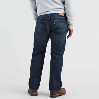 Levi's Heren Levis 569 Loose Straight Dark Chipped Jeans in donkerblauw