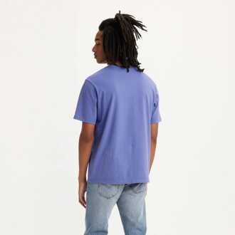 Levi's Heren Levis Headline Relaxed T-shirt in blauw