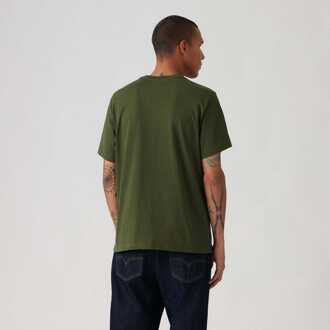Levi's Heren Levis Relaxed Fit Grafisch T-shirt in Groen - maat