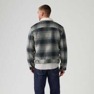 Levi's Heren Levis Type III Sherpa Trucker Jacket in Grijs - maat XS