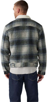 Levi's Heren Type III Sherpa Lange Mouwen Trucker Jacket (Grijs) - maat XS