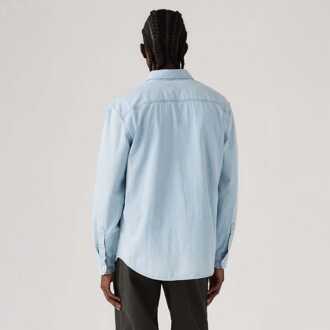 Levi's Herenhemd met knoopsluiting Levis Authentic in lichtblauw