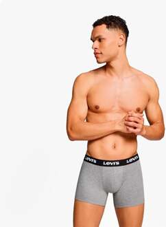 Levi's Herenslips 3-pack Midden Grijs Melange - L