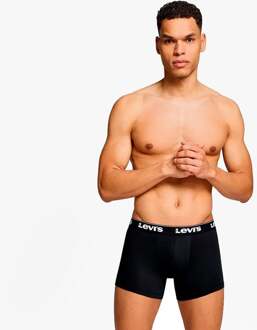 Levi's Herhalingslogo Heren 3-Pack Boxers Khaki Combinatie Veelkleurig