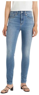 Levi's High Rise Skinny Jeans Levi's , Blue , Dames - W26 L30,W30 L30,W27 L30,W28 L30,W29 L30,W25 L30