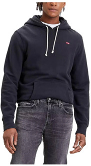 Levi's Hoodie met logoborduring Zwart - XL