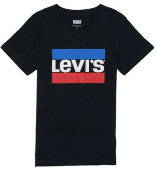Levi's Jongens t-shirts & polos Levi's LVB SPORTSWEAR LOGO TEE zwart 116