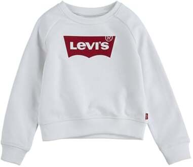 Levi's Kids Levi's Kids sweater Batwing met logo wit/rood - 116
