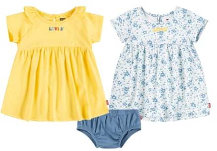 Levi's Levi's® 2-pack jurk geel/blauw - 68