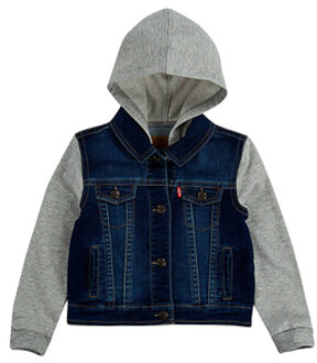 Levi's Levi's® Kids Boys Sweat Sleeve Hooded Denim Jacket Grijs - 62