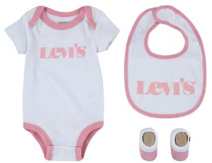 Levi's Levi's® Kids Set 3st. wit - van 6 - 12 maanden