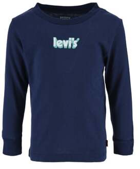 Levi's Levi's® overhemd met lange mouwen met Allover - Print donkerblauw - 74