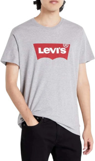 Levi's Levi Shirt - Maat M  - Mannen - grijs/rood/wit