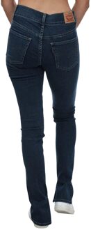 Levi's Levis Dames/Dames 311 Leren Patch Split Hem Shaping Skinny Jeans (Donkerblauw) - 27W/28L