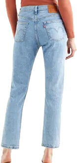 Levi's Levis Dames/Dames 501 Leren Patch Cropped Jeans (Lichtblauw) - 32W/30L